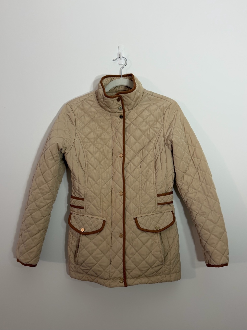 Jones New York Jacket with Brown Trim